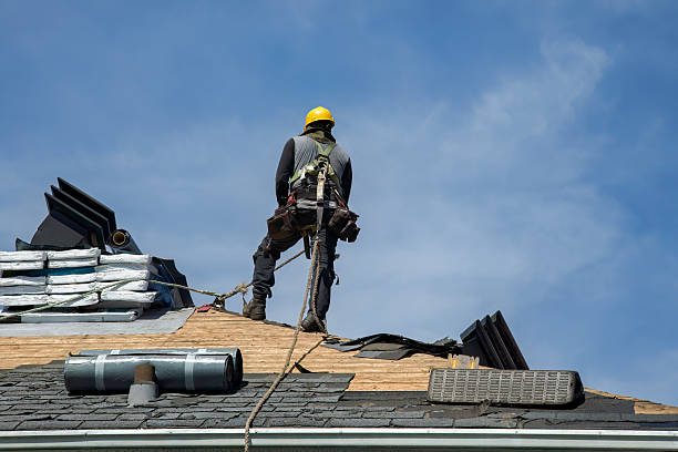 Professional Roof Installation technician working in Normandy, TN